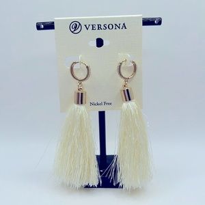 Versona Boho Tassel Earrings NWT